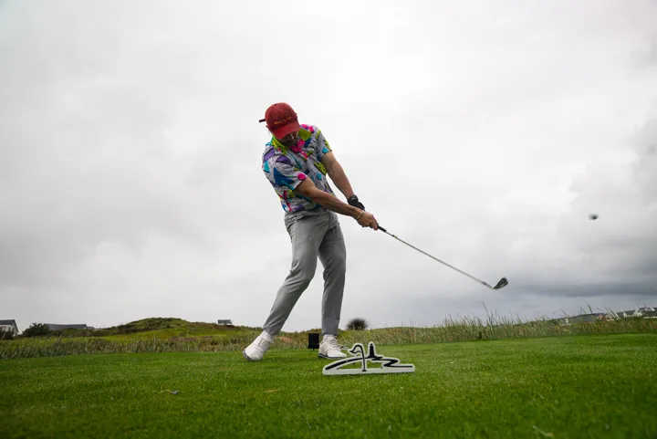 Follow-through on the tee